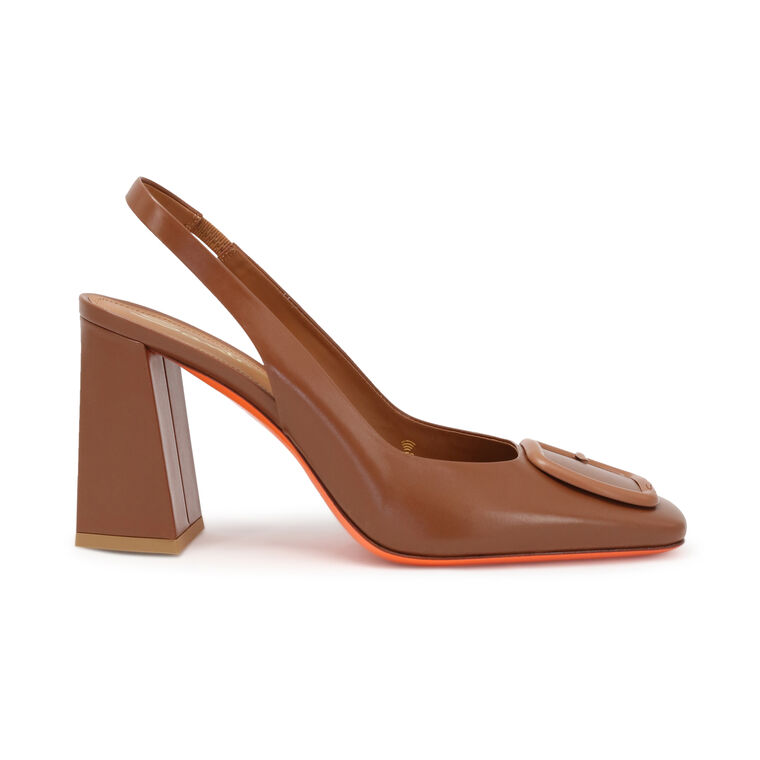 Peaches 90mm Covered Slingback Heel image number null