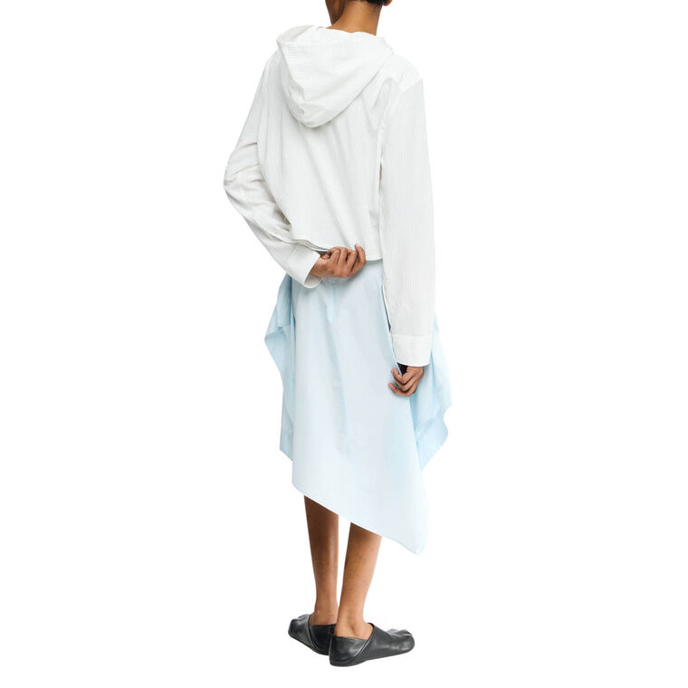 Long Sleeve Cropped Hooded Shirt image number null