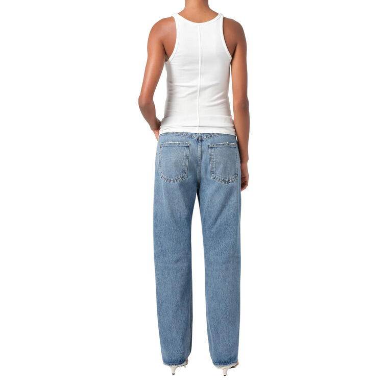Fran Low Slung Straight Leg Jean image number null