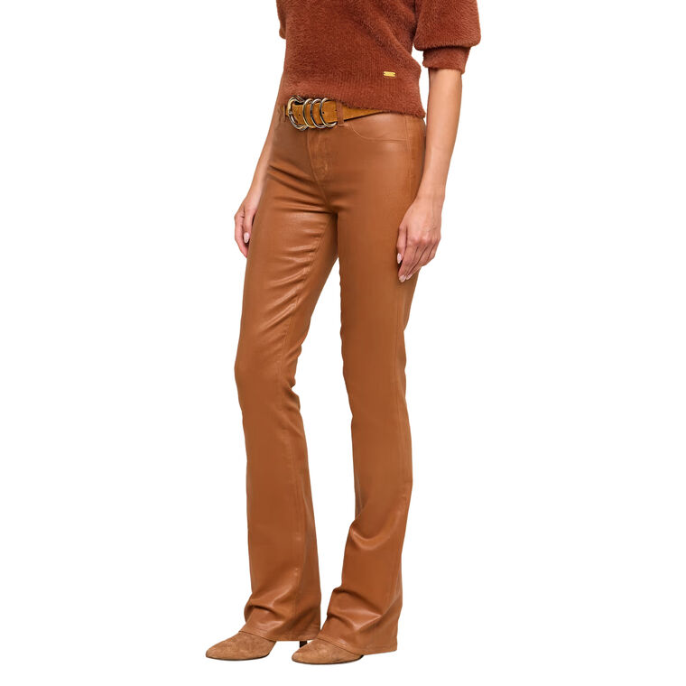 Selma Coated Bootcut Jean image number null