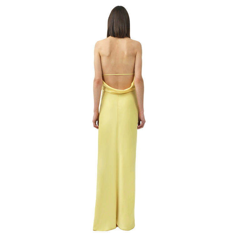 Reannon Draped Satin Gown image number null