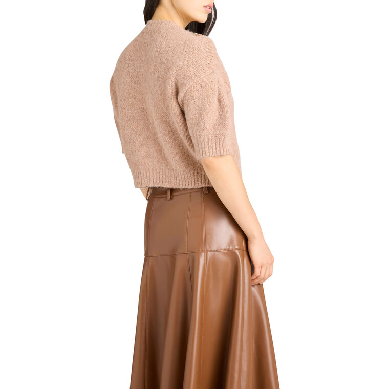 Millicent Short Puff Sleeve Cardigan image number null