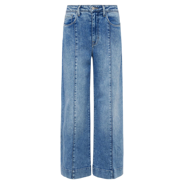 Houston Center Seam Wide-Leg Jean image number null