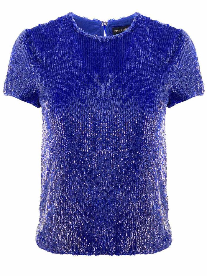 Flat Sequin Tee image number null