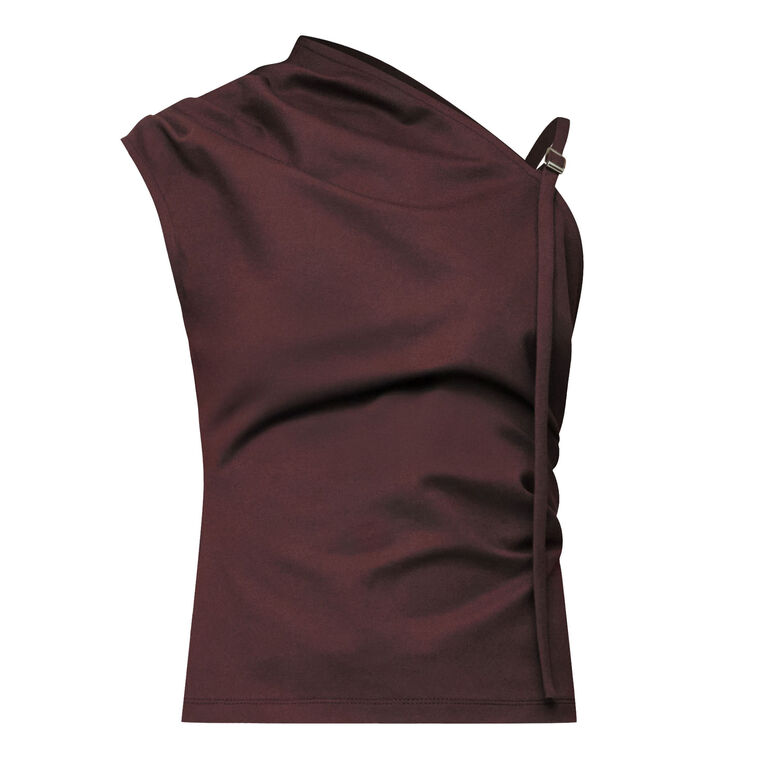 Luna One-Shoulder Buckle Top image number null