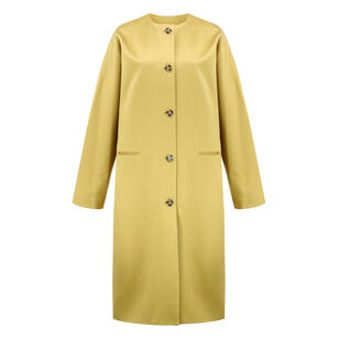 Liz Collarless Satin Opera Coat