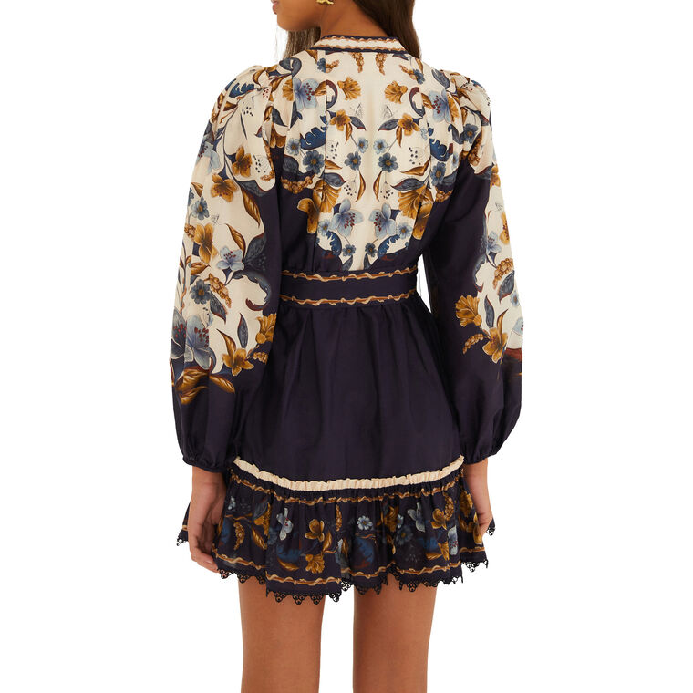 Golden Nature Mini Dress image number null