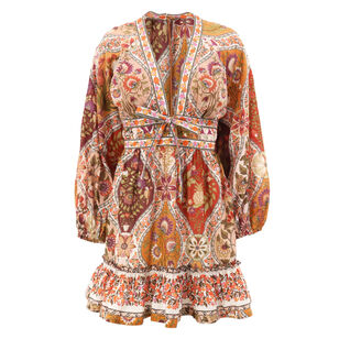 Romantic Nature Long Sleeve Mini Dress