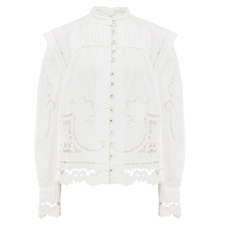 Richilieu Eyelet Blouse image number null