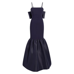 Morgette Sleeveless Mermaid Gown With Back Bow Detail