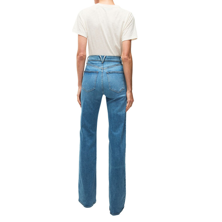Crosbie Patch-Pocket Slim Wide Leg Jean image number null