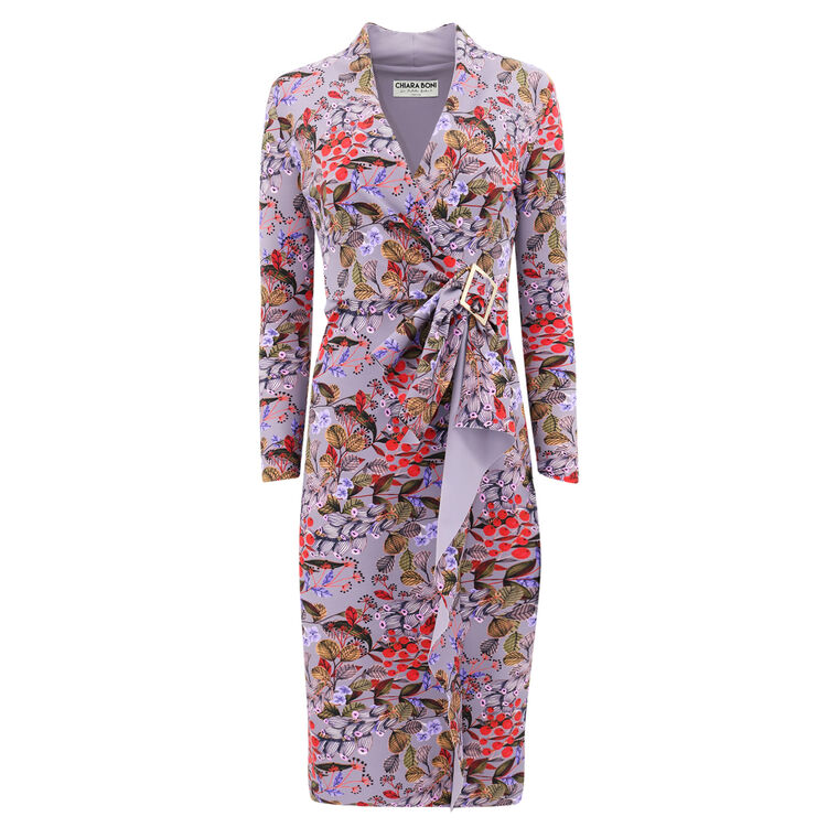 Aella Print Cocktail Dress image number null