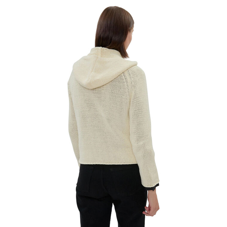 Bear Knit Zip-Up Sweater image number null