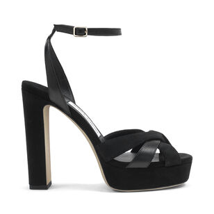 Kove 120mm Mixed Leather Platform Sandals
