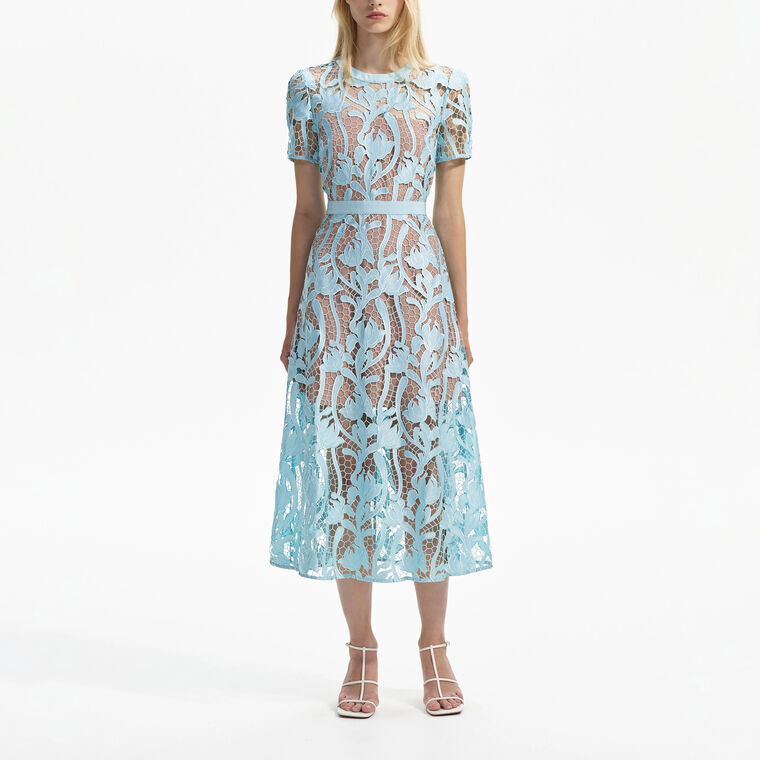 Lace Midi Dress image number null