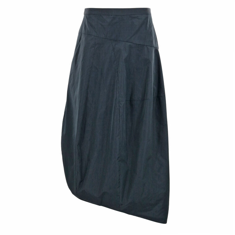 Menswear Nylon Asymmetrical Balloon Skirt image number null