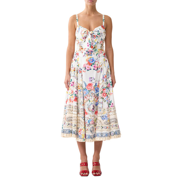 Sleeveless Ballerina Midi Dress image number null