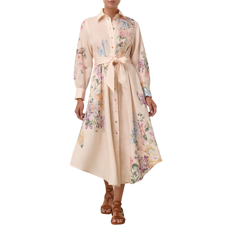 Halliday Tucked Shirt Dress image number null