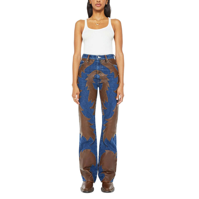 The Saloon Heel Jean image number null