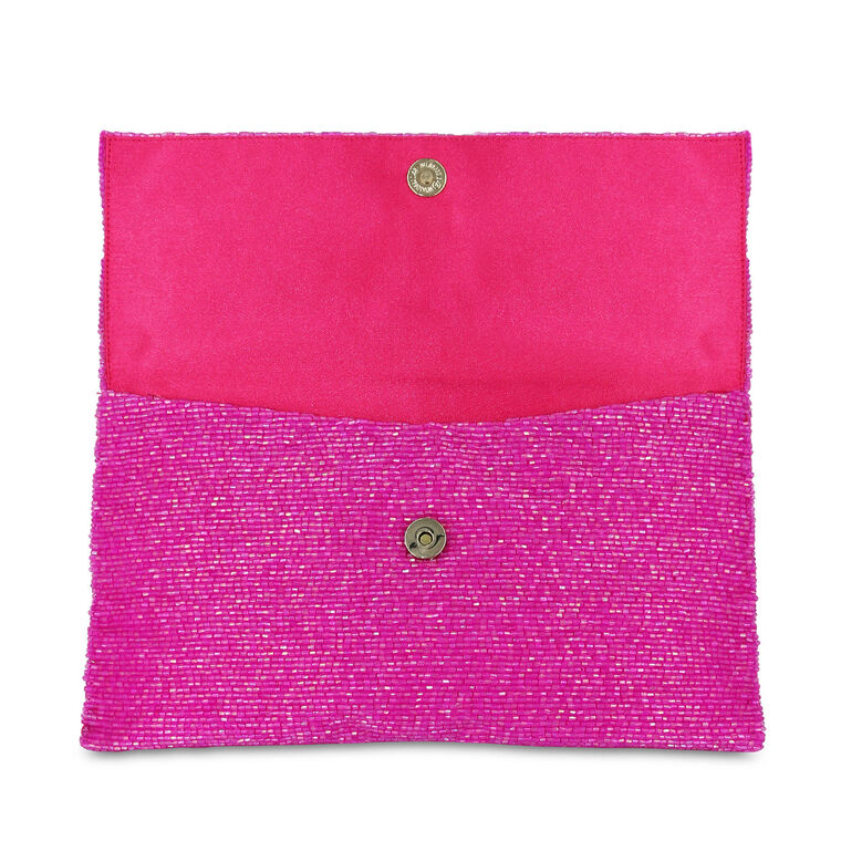 Fully Beaded Envelope Clutch image number null
