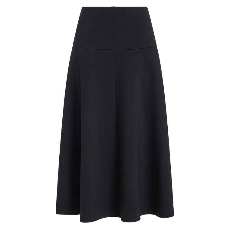 Antonia Blend Ponte Midi Skirt image number null