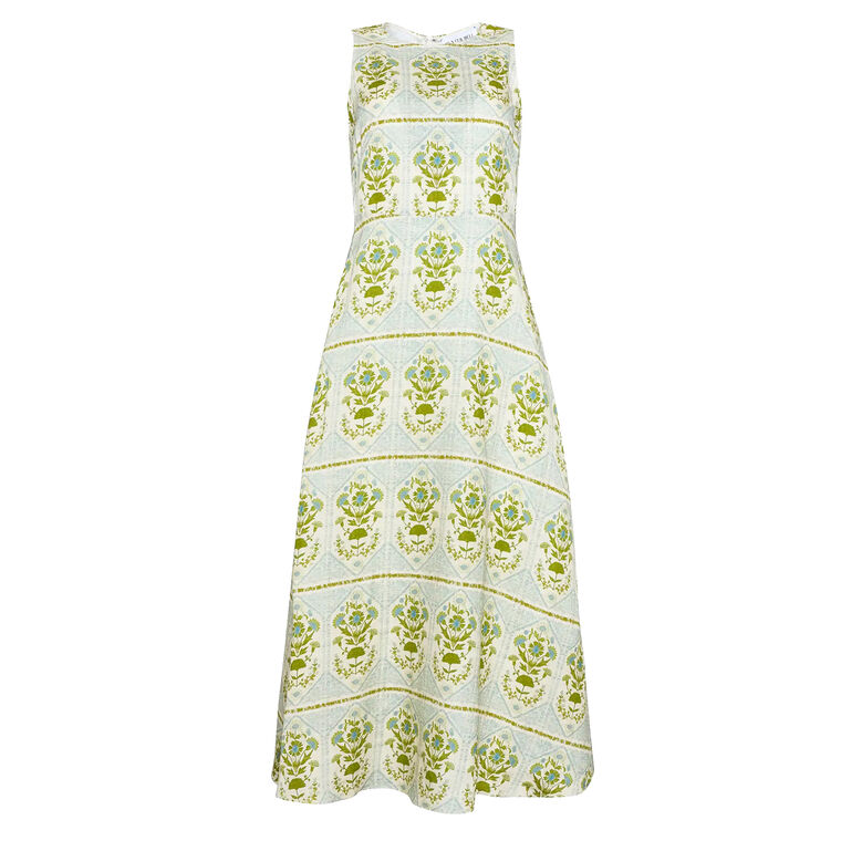 Faith Sleeveless Trellis Midi Dress image number null