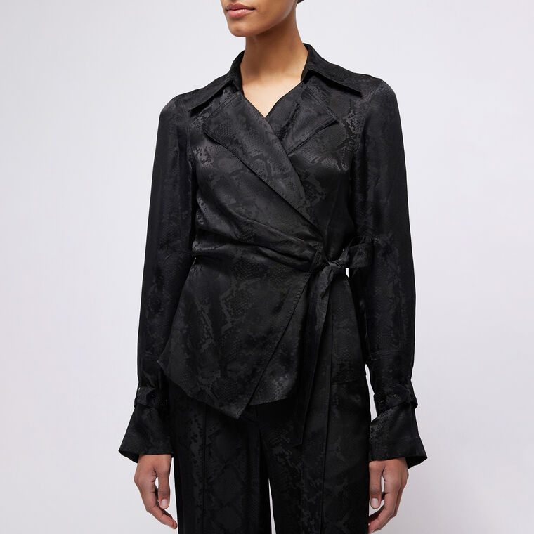 Milo Wrap Blouse image number null