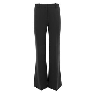 Orital Mid-Rise Crepe Wide-Leg Pant