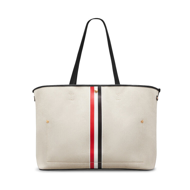 Cotton Canvas Horizontal Tote image number null