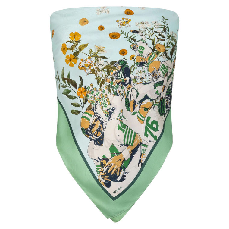 Printed Strapless Bandana Top image number null