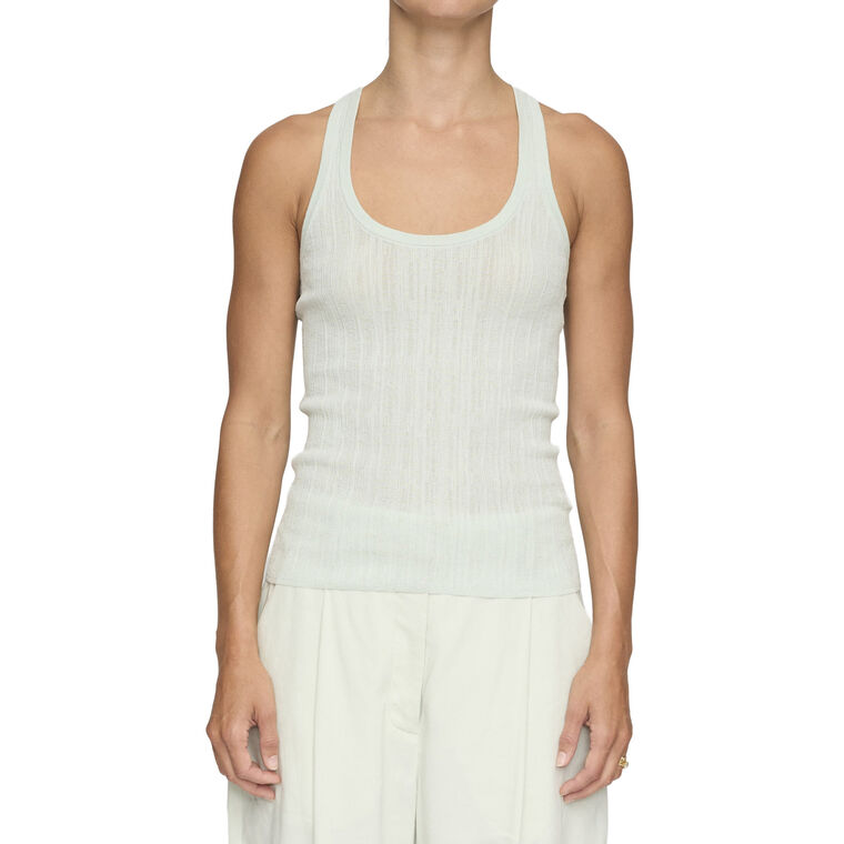 Iris Fine Cotton Knit Tank Top image number null