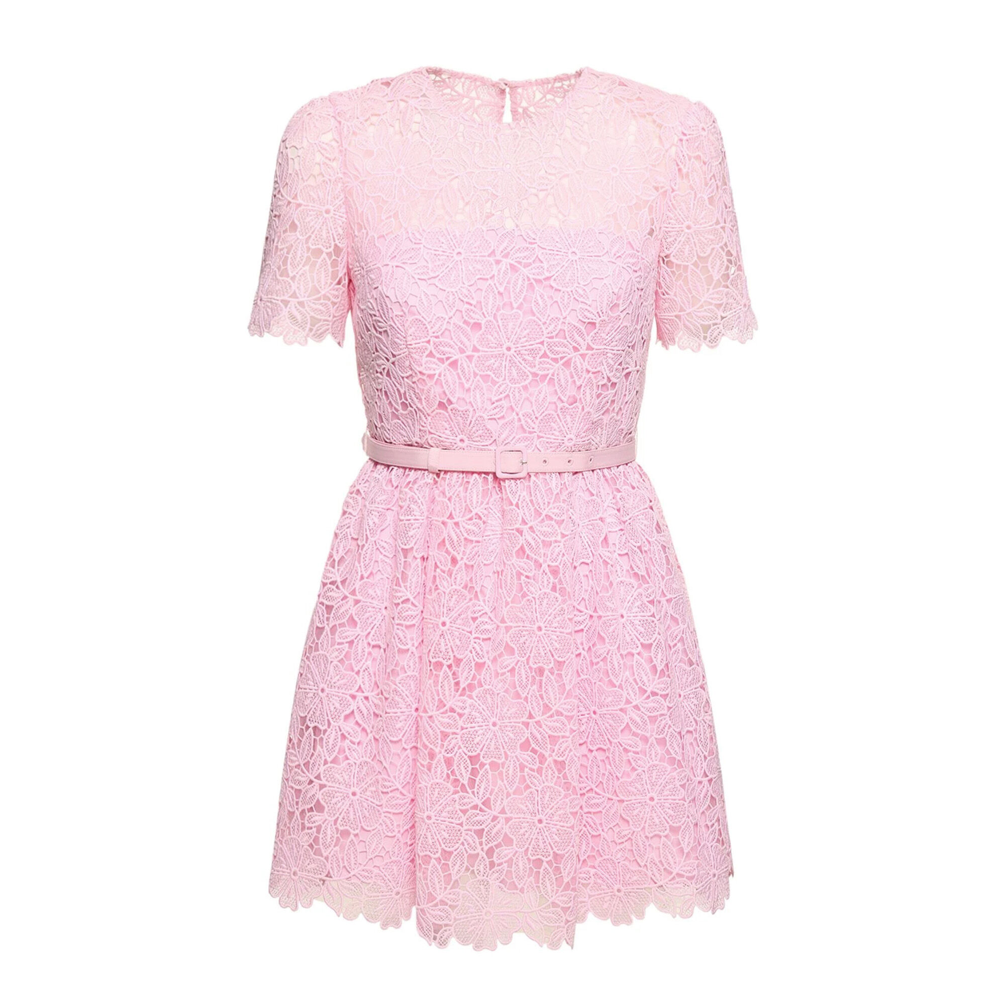 Guipure Lace Mini Dress