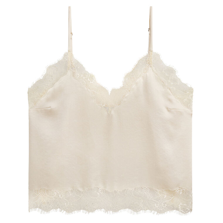 Lace Trimmed Cami image number null