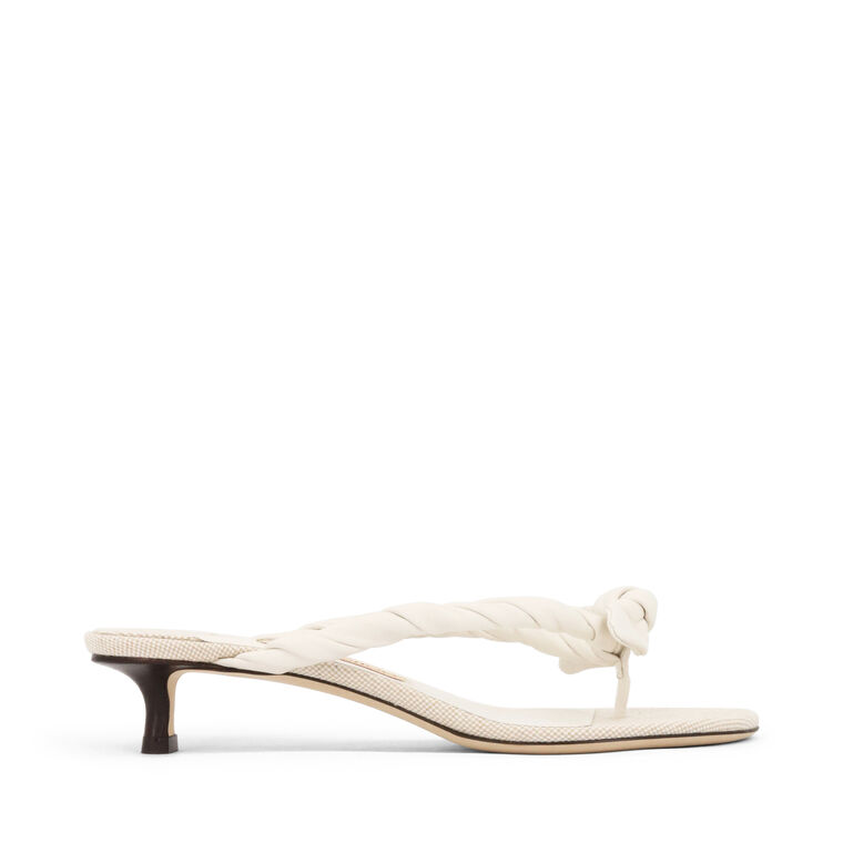 Liss 35mm Soft Glove Leather Kitten-Heel Sandal image number null