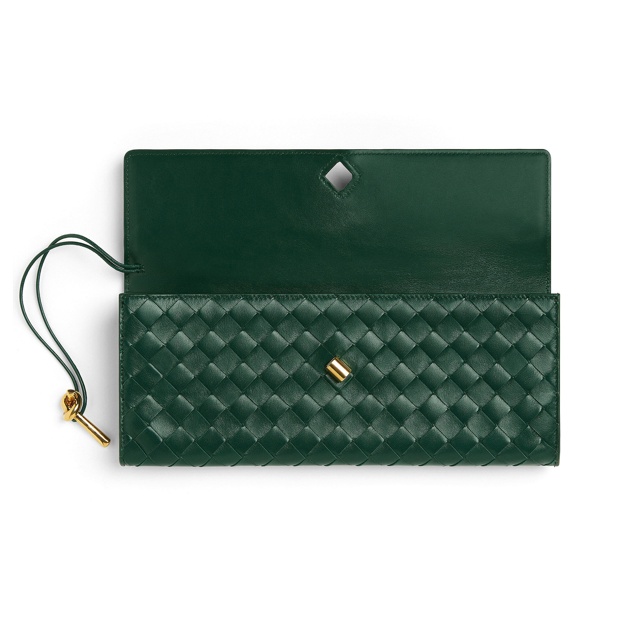 Bottega Veneta Long Clutch Andiamo With Handle | Tootsies