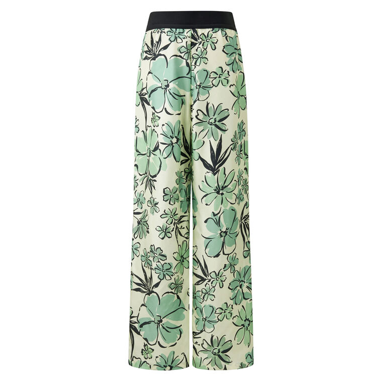 Jacky Printed Silk Pant image number null