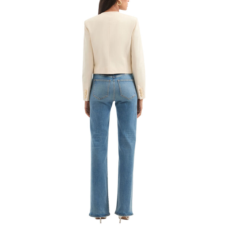 Cirtane Patch Pocket Collarless Jacket image number null