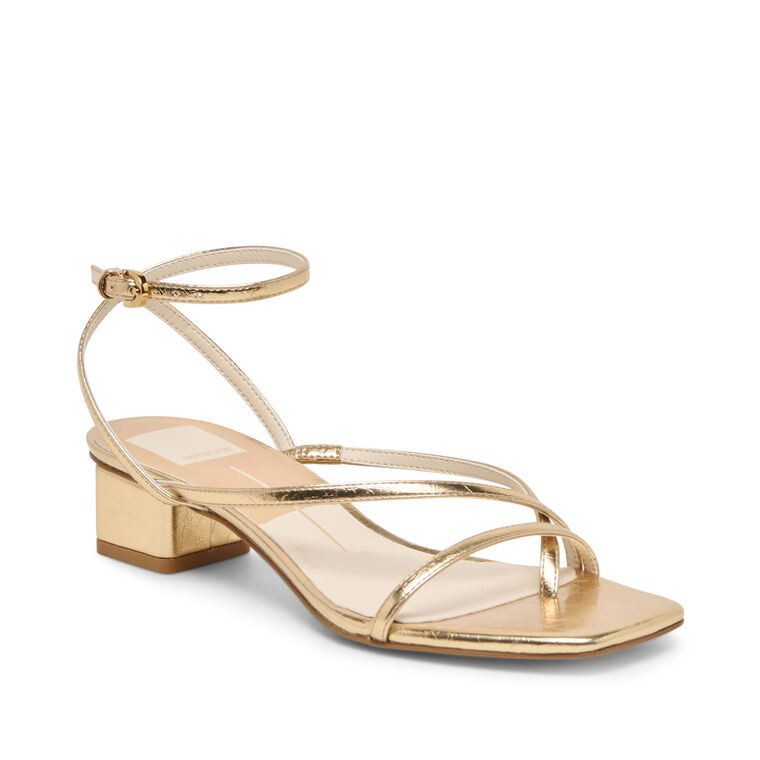 Karlos Metallic Block Heel Sandals image number null