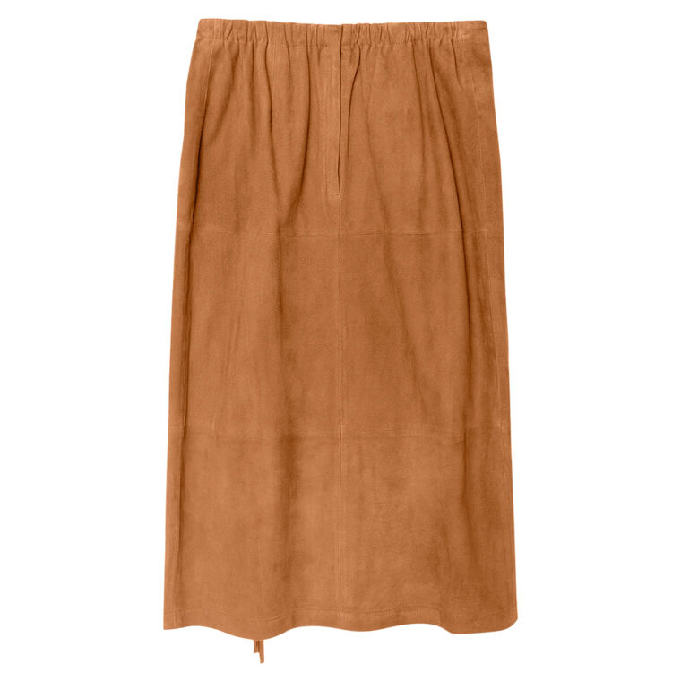 Bonnie Suede Midi Skirt image number null