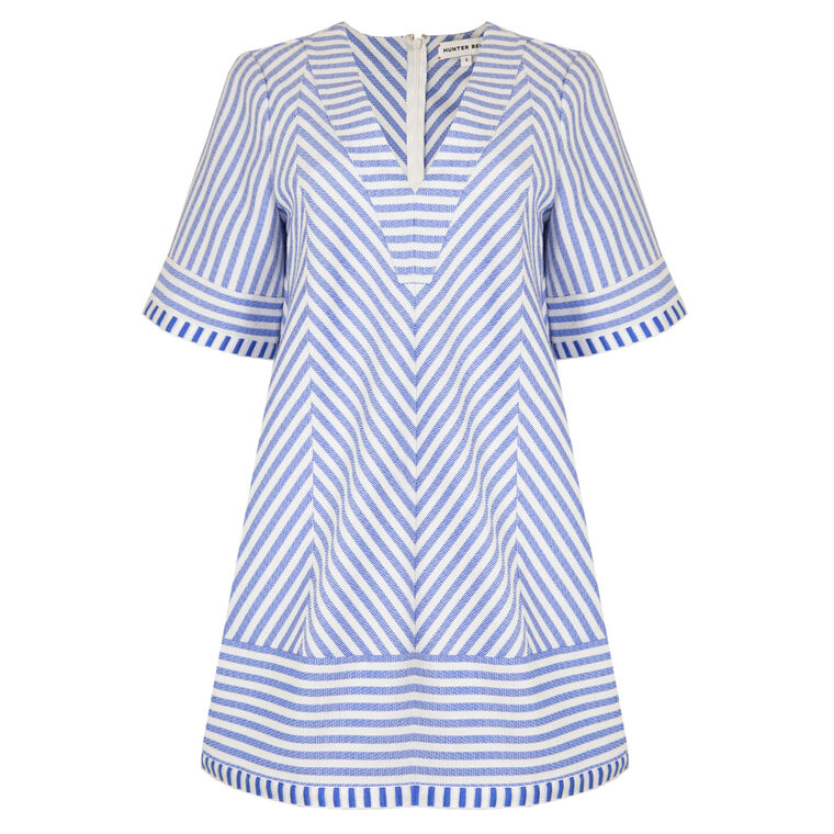 Foster Short Striped Dress image number null