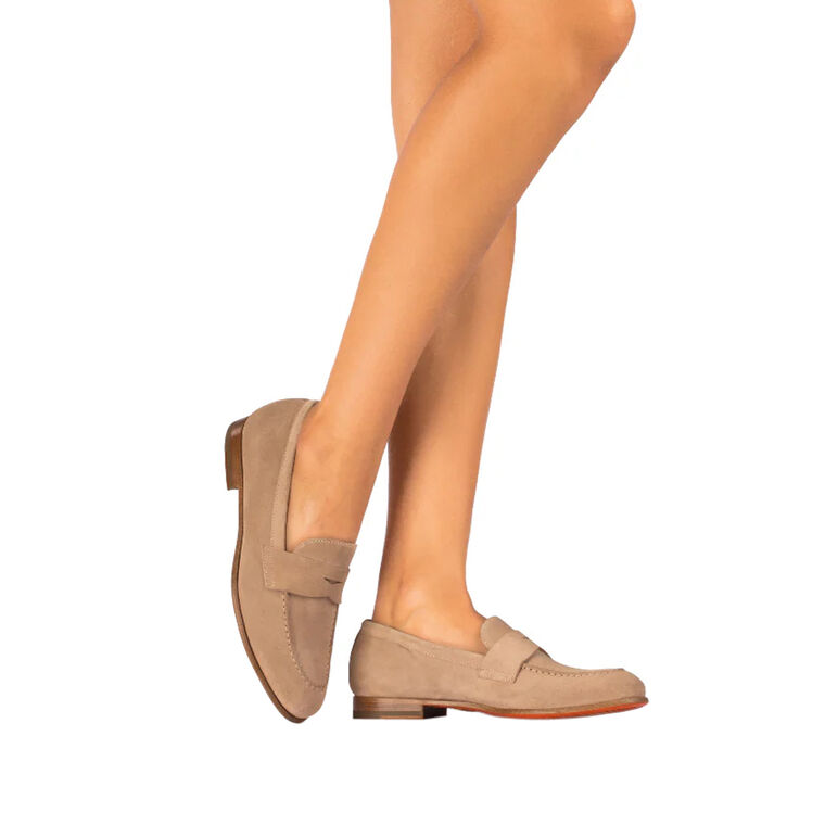 Vincia Suede Penny Loafer image number null