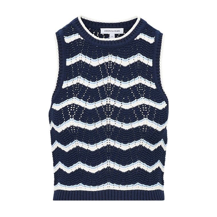 Jerrel Cropped Knit Tank Top image number null