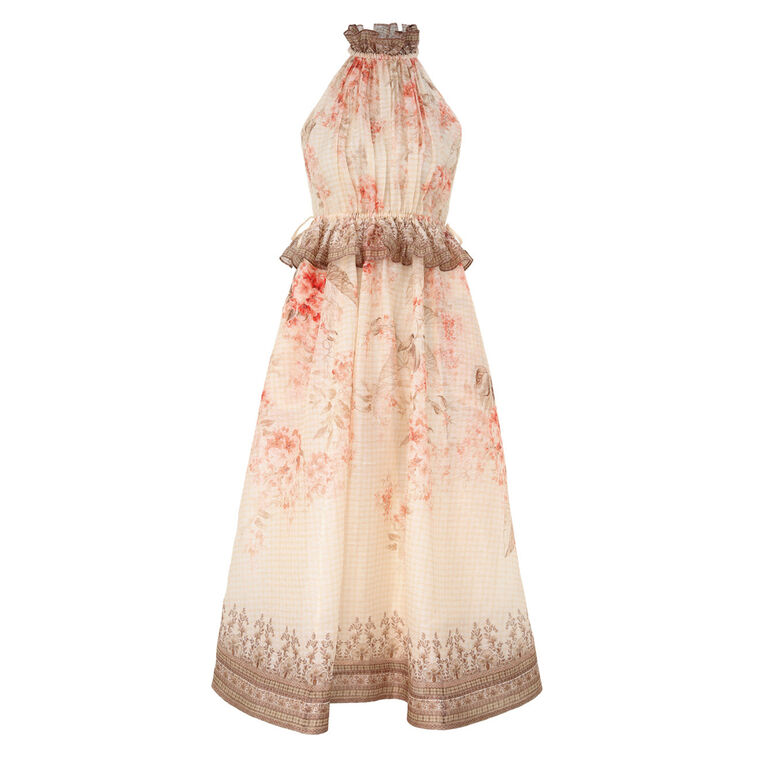 Illuminate Halter Midi Dress image number null