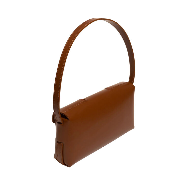 Mabra Woven Detailed Baguette Shoulder Bag image number null