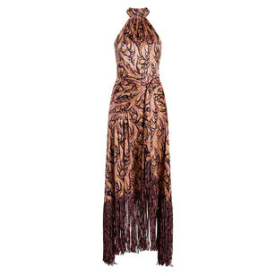 Charming Paisley Teresa Halterneck Maxi Dress