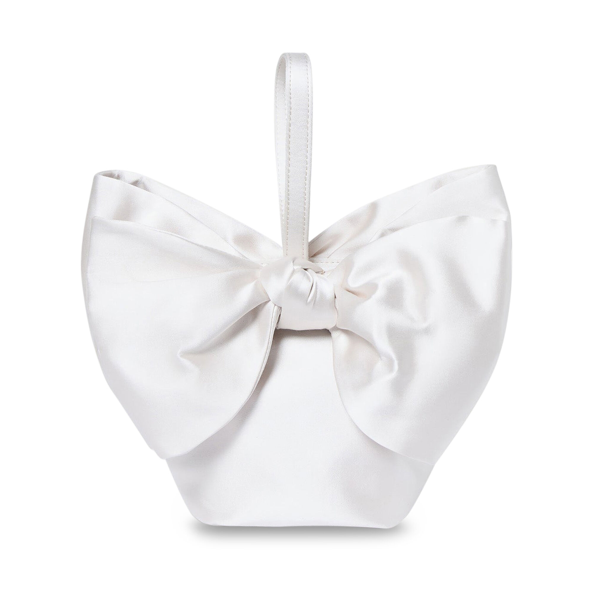 Ruby Satin Bow Bag