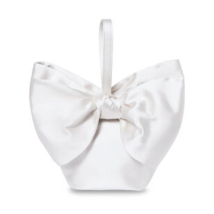 Ruby Satin Bow Bag