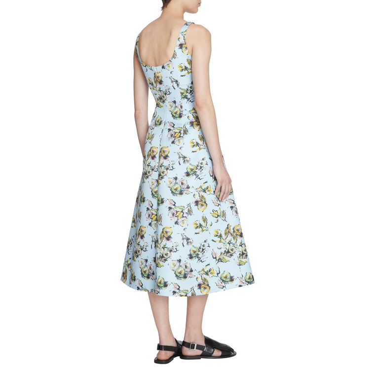 Abella Sleeveless Floral Midi Dress image number null