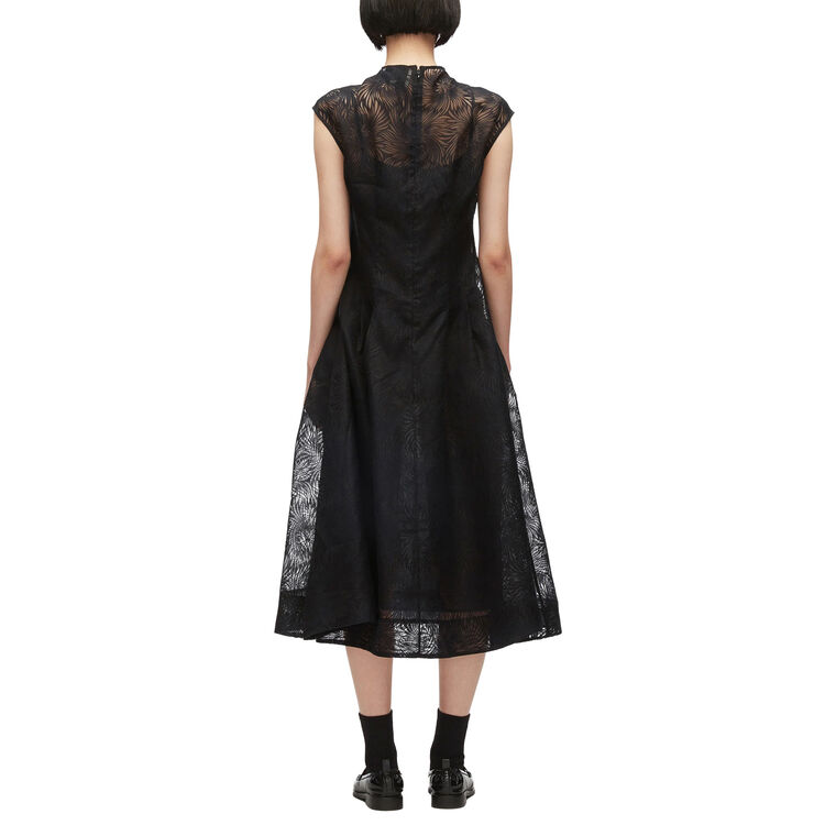 Floral Organza Midi Dress image number null