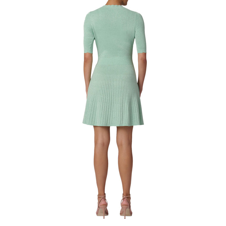 Warren Short Sleeve Knit Mini Dress image number null